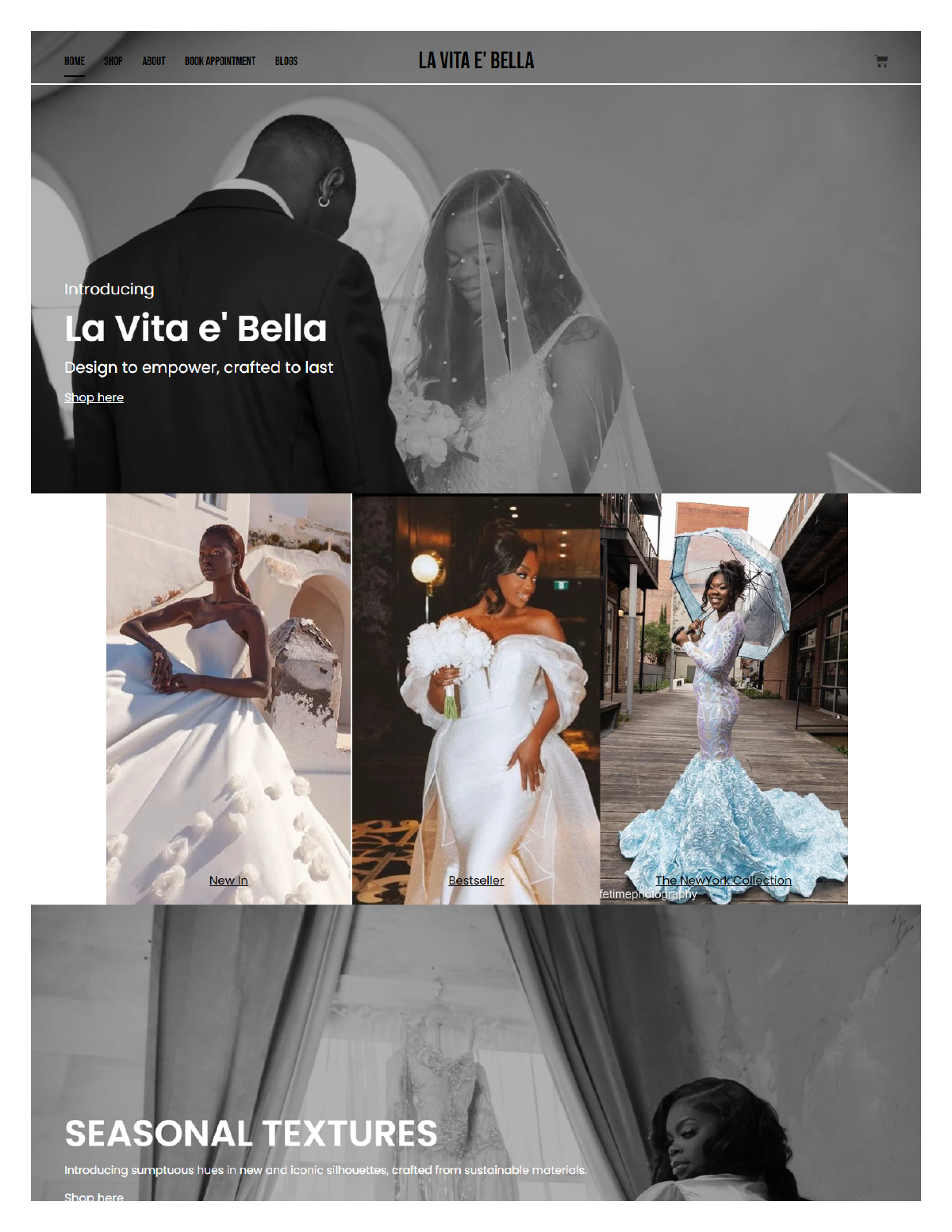 La Vita e' Bella - E-Commerce